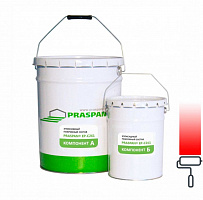 Эпоксидный покровный состав «PRASPAN® EP-C261» красный полуматовый