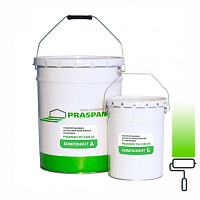 Полиуретановая антистатичная краска по бетону «PRASPAN® PU-C102 AS» зеленая полуматовая